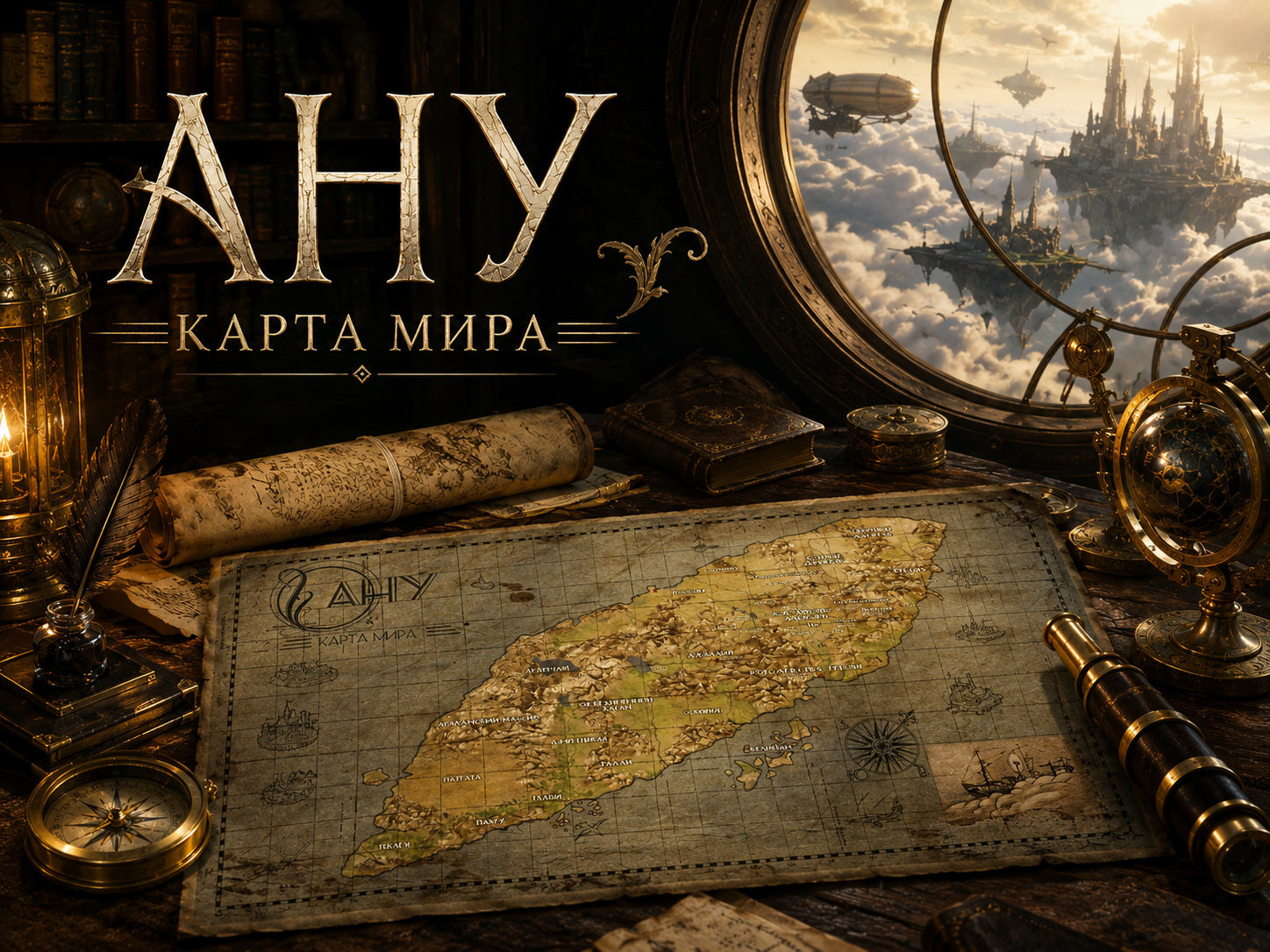 Карта мира Ану»